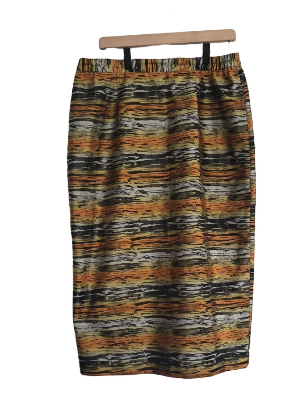 Vintage Chancelle Midi Skirt With UNIQUE Tiger Vibes Print Size 14